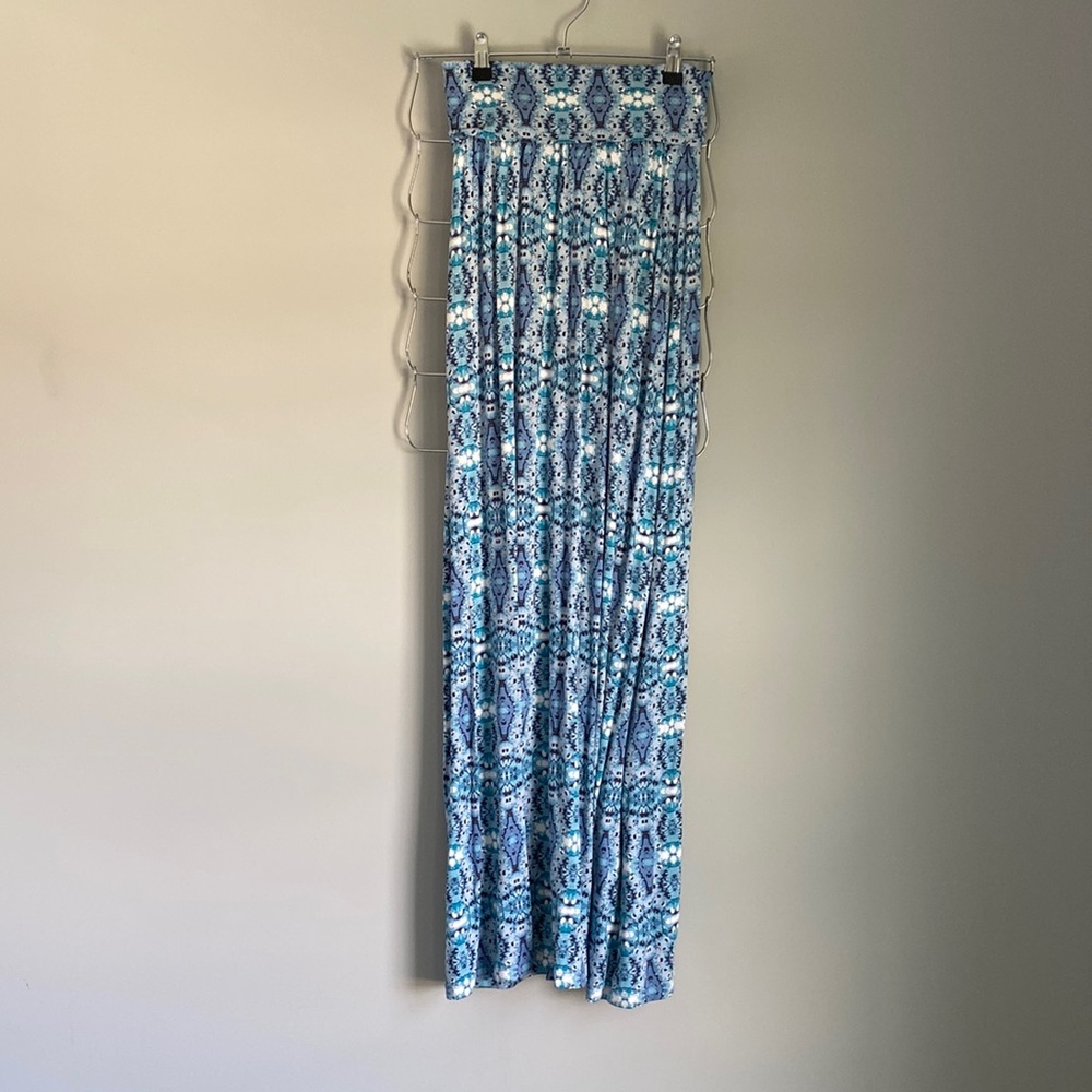 Cynthia Rowley Blue Maxi Skirt
